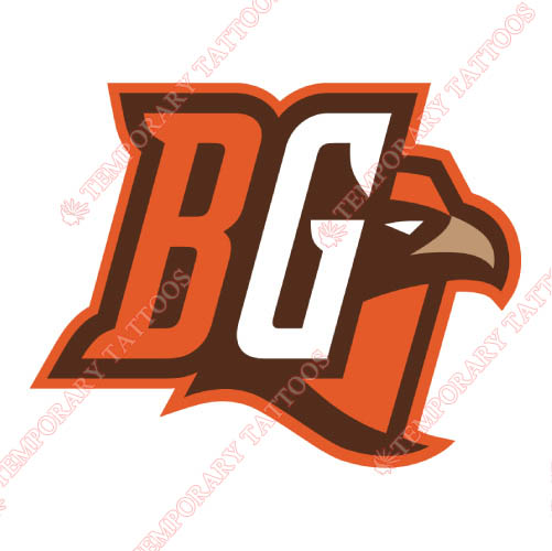 Bowling Green Falcons Customize Temporary Tattoos Stickers NO.4021